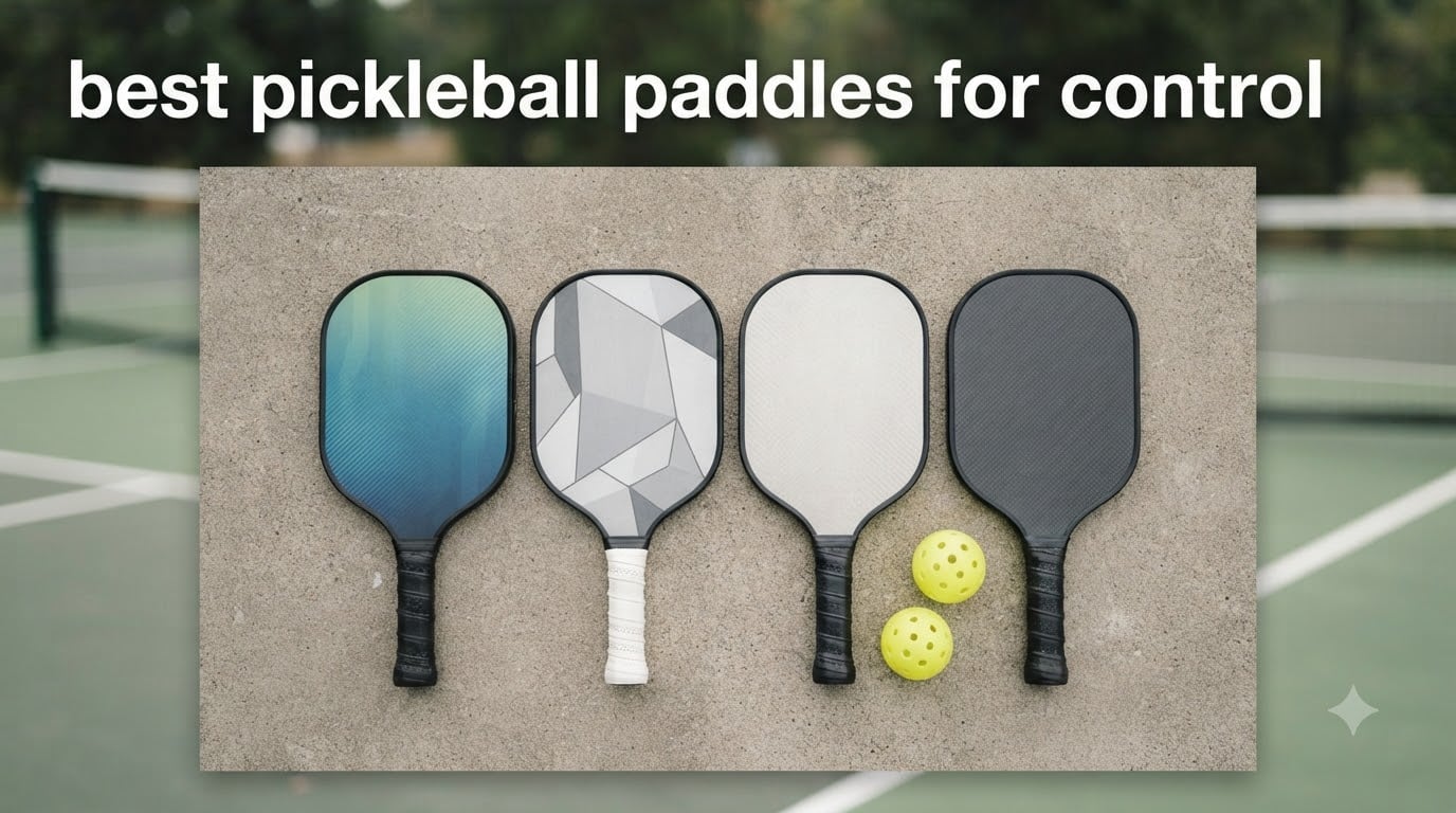 best pickleball paddles for control