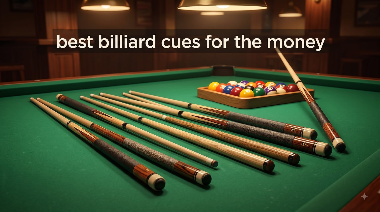 best billiard cues for the money