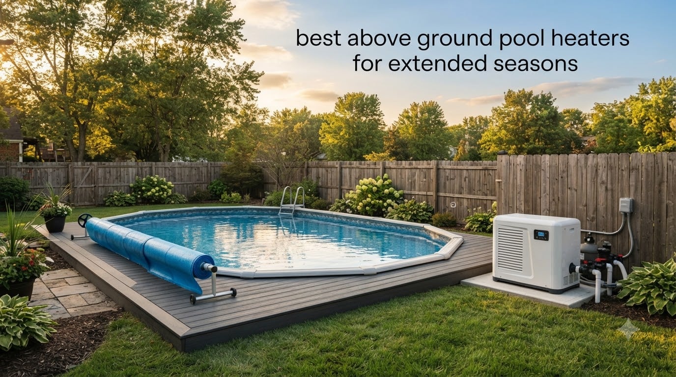 best above ground pool heaters for extended seasons