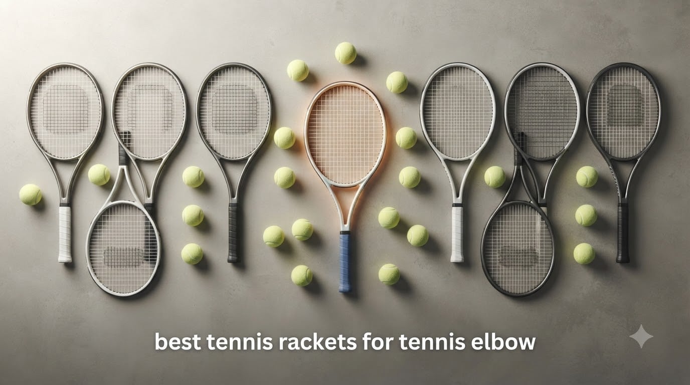 best tennis rackets for tennis elbow
