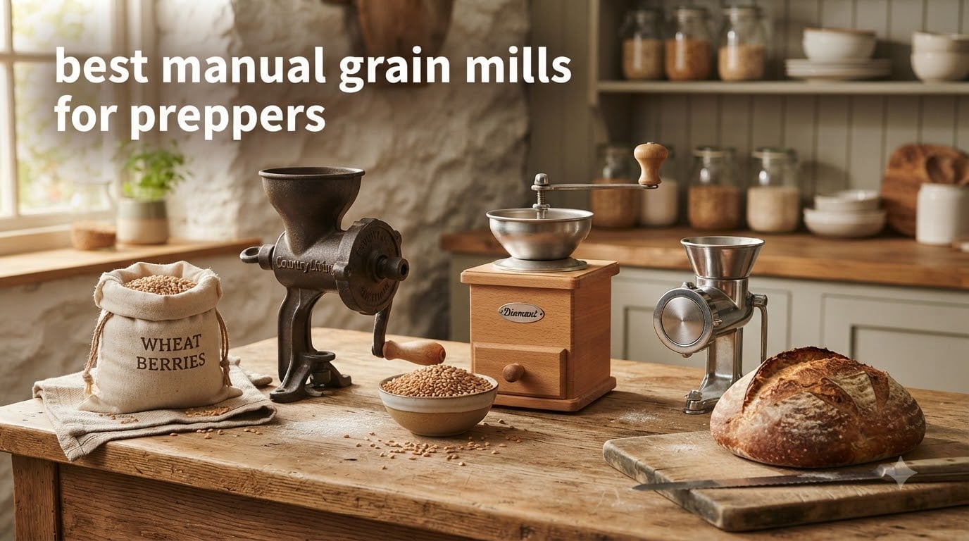 best manual grain mills for preppers