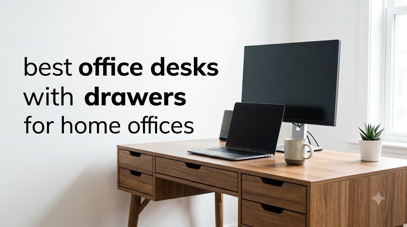 best office desks with drawers for home offices