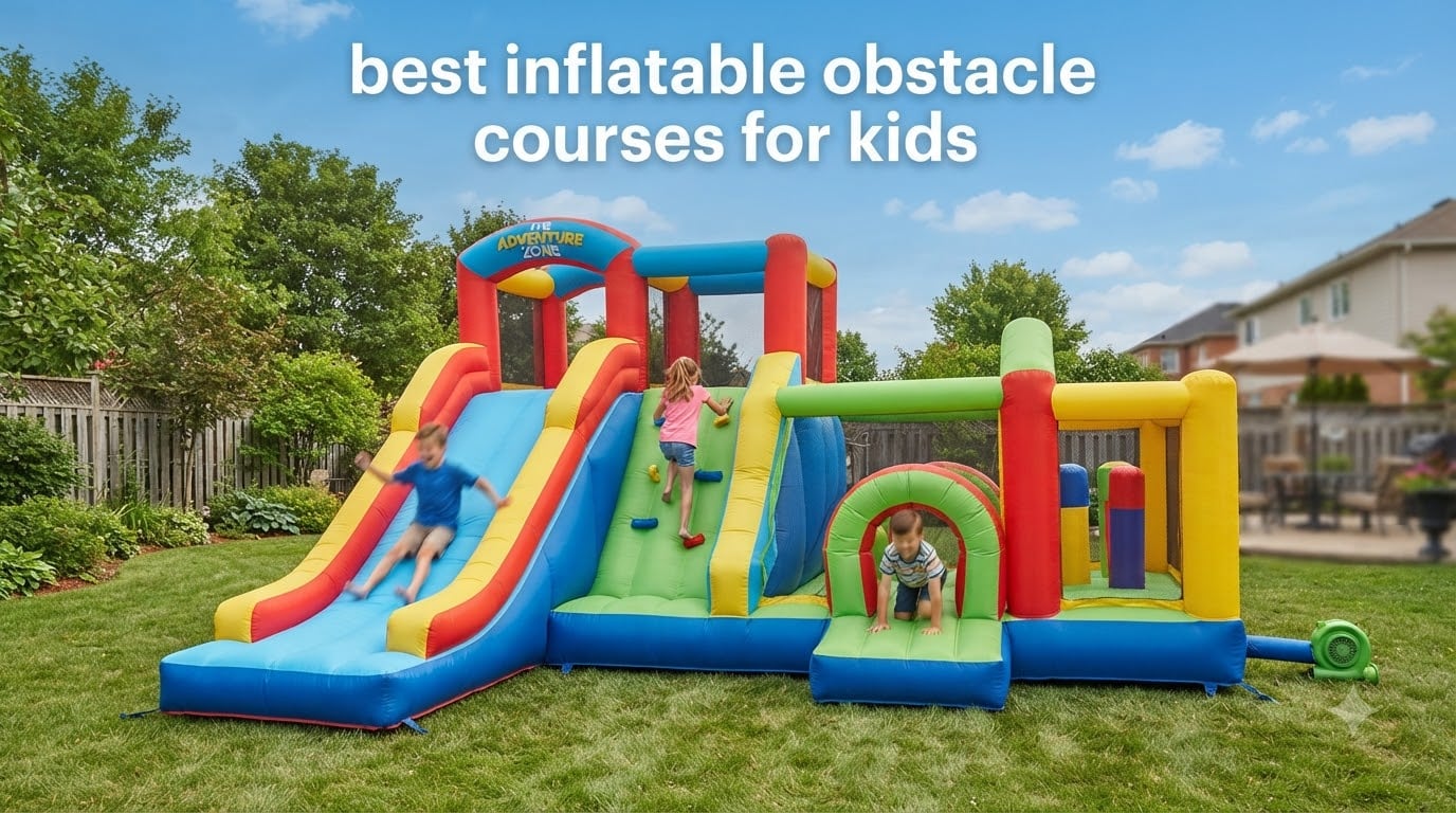 best inflatable obstacle courses for kids