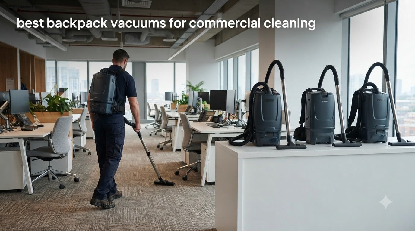best backpack vacuums for commercial cleaning