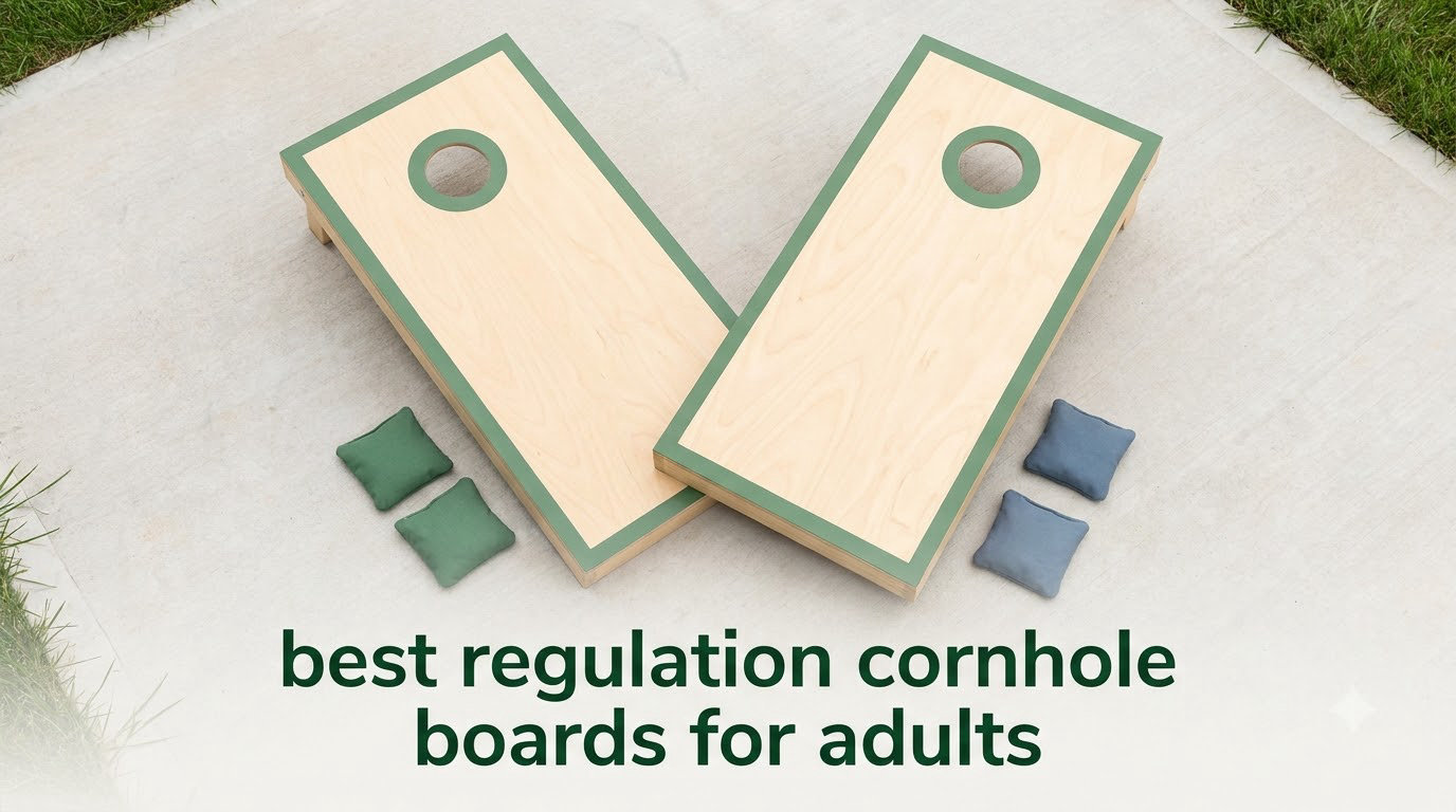 best regulation cornhole boards for adults