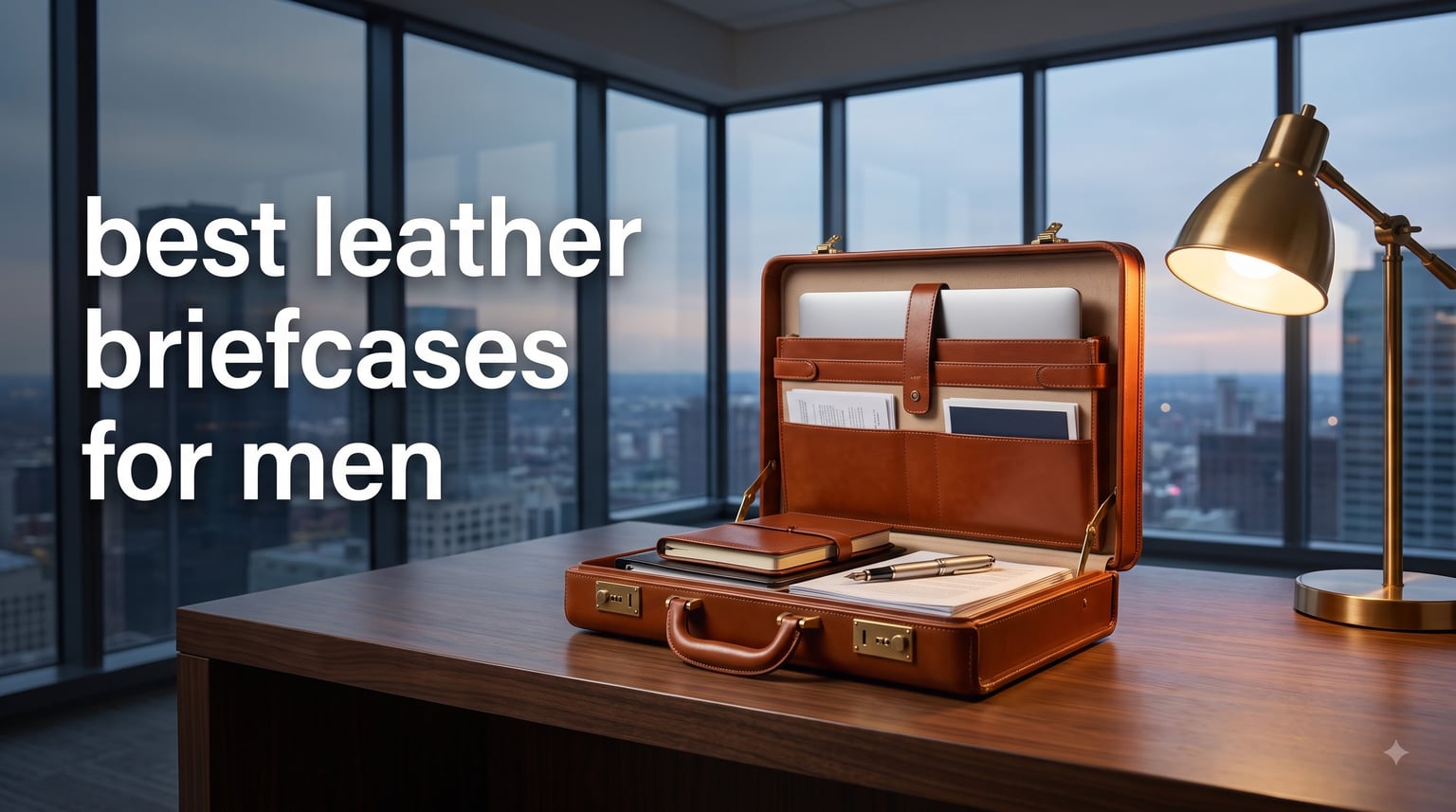 best leather briefcases for men