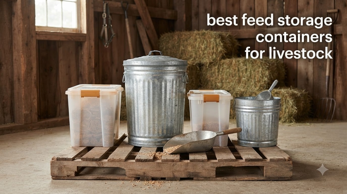 best feed storage containers for livestock