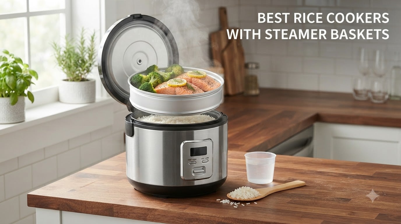 best rice cookers with steamer baskets