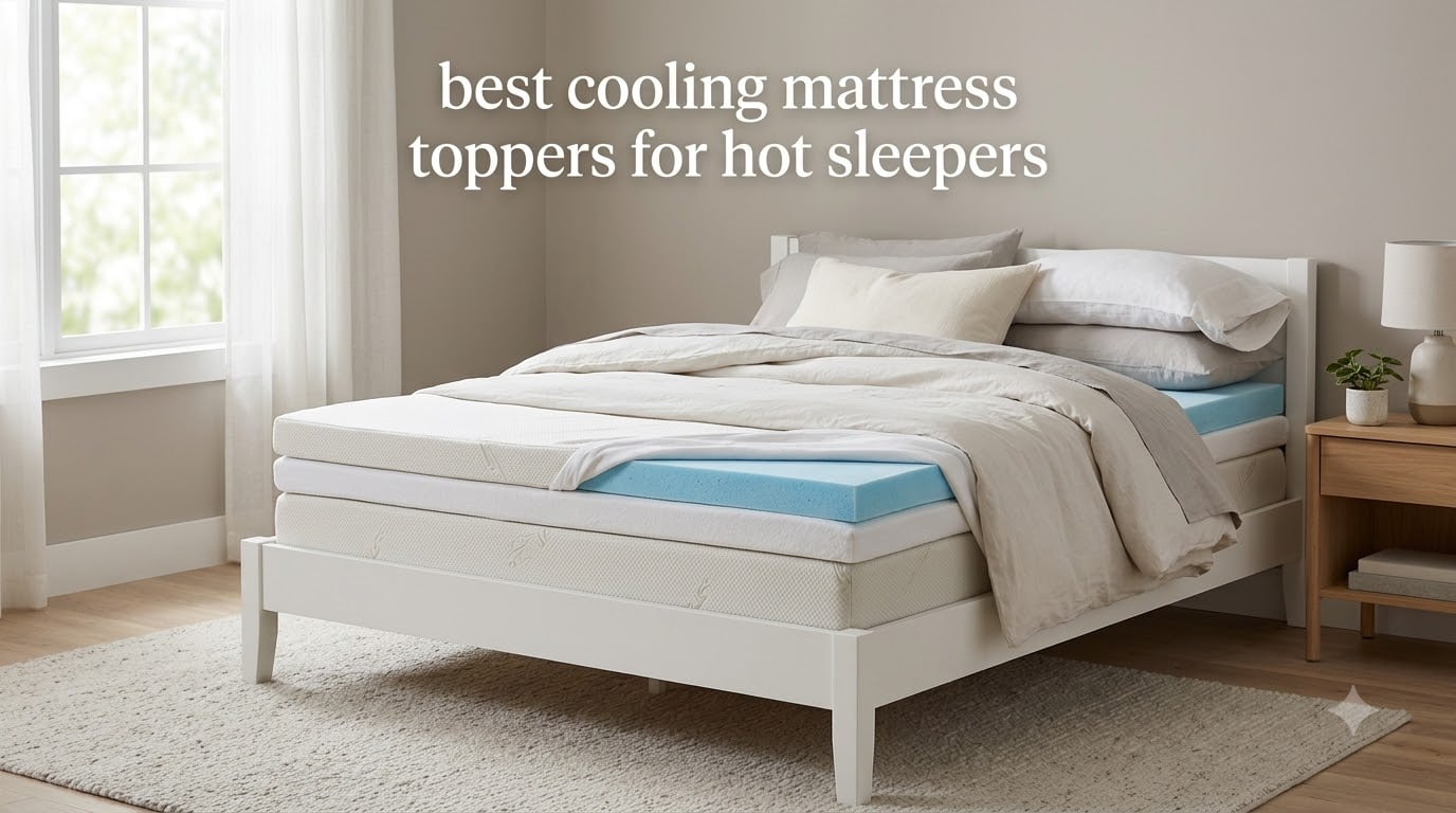 best cooling mattress toppers for hot sleepers