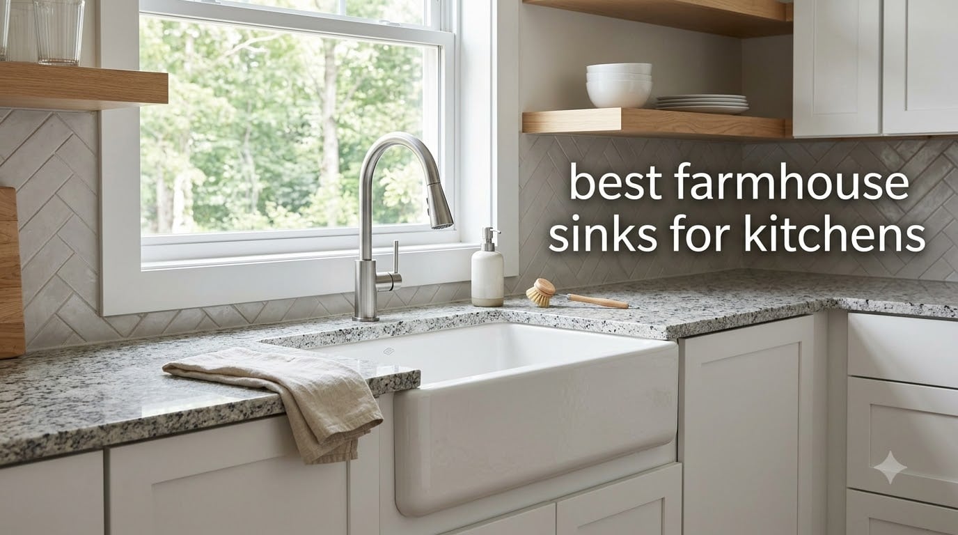 best farmhouse sinks for kitchens