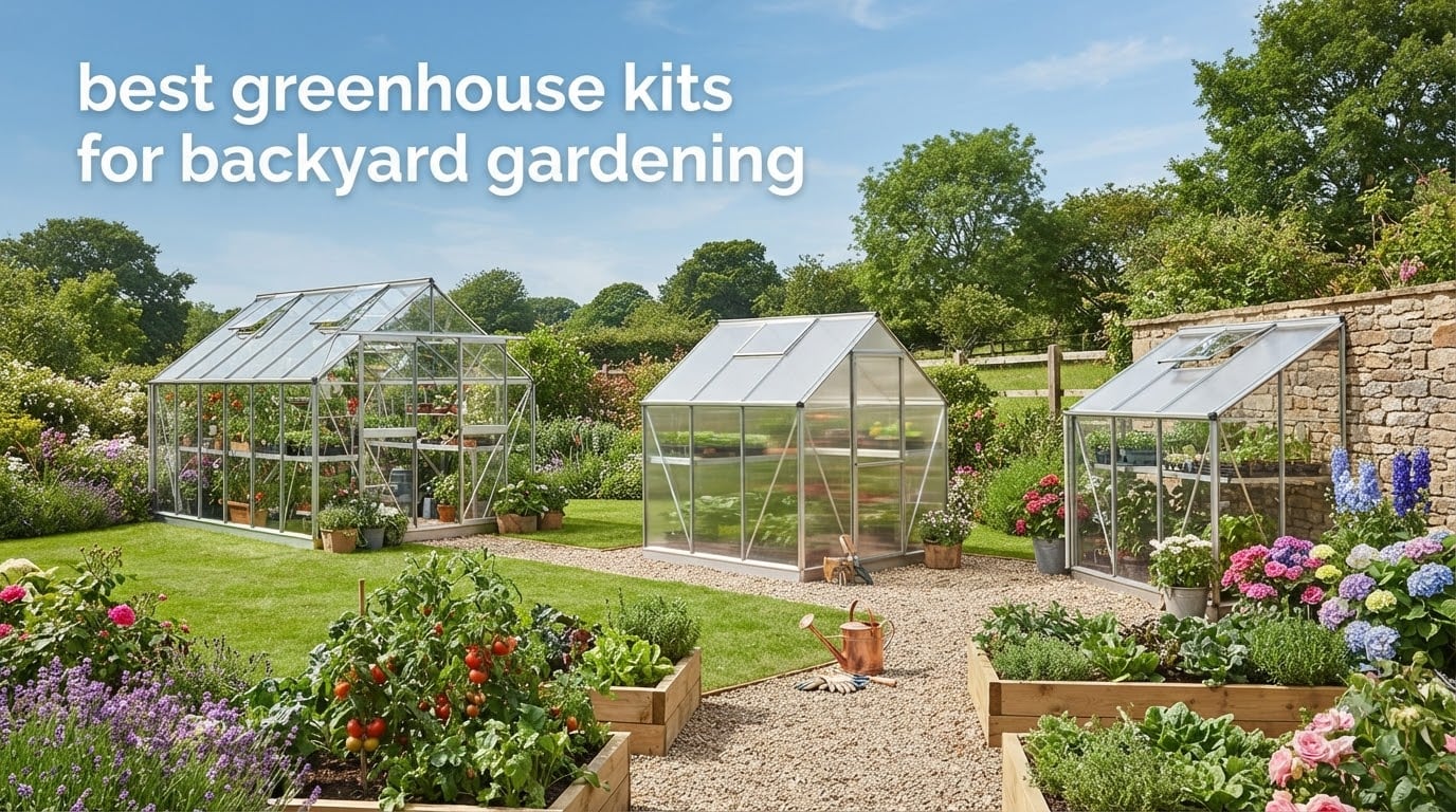 best greenhouse kits for backyard gardening