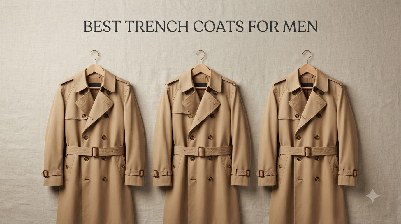 best trench coats for men