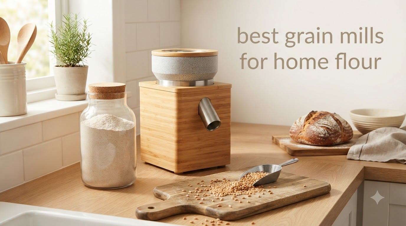 best grain mills for home flour