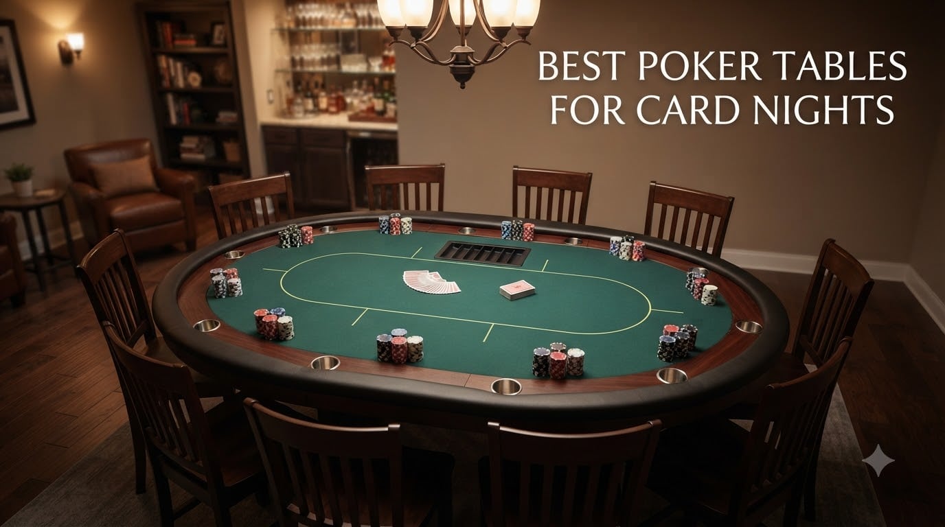 best poker tables for card nights