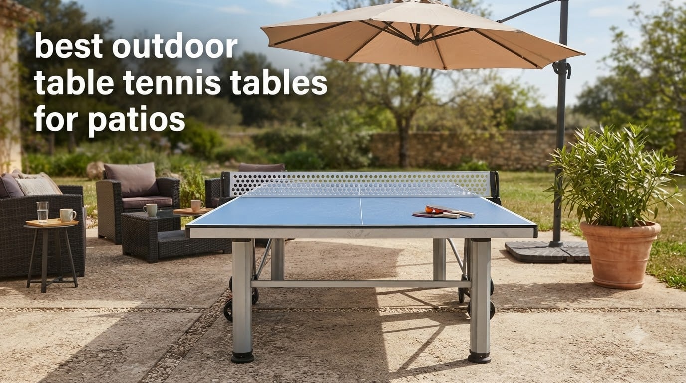 best outdoor table tennis tables for patios