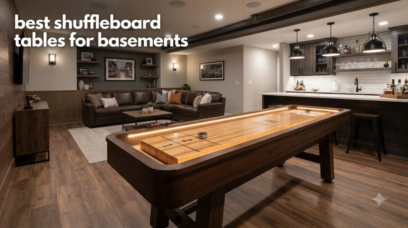 best shuffleboard tables for basements