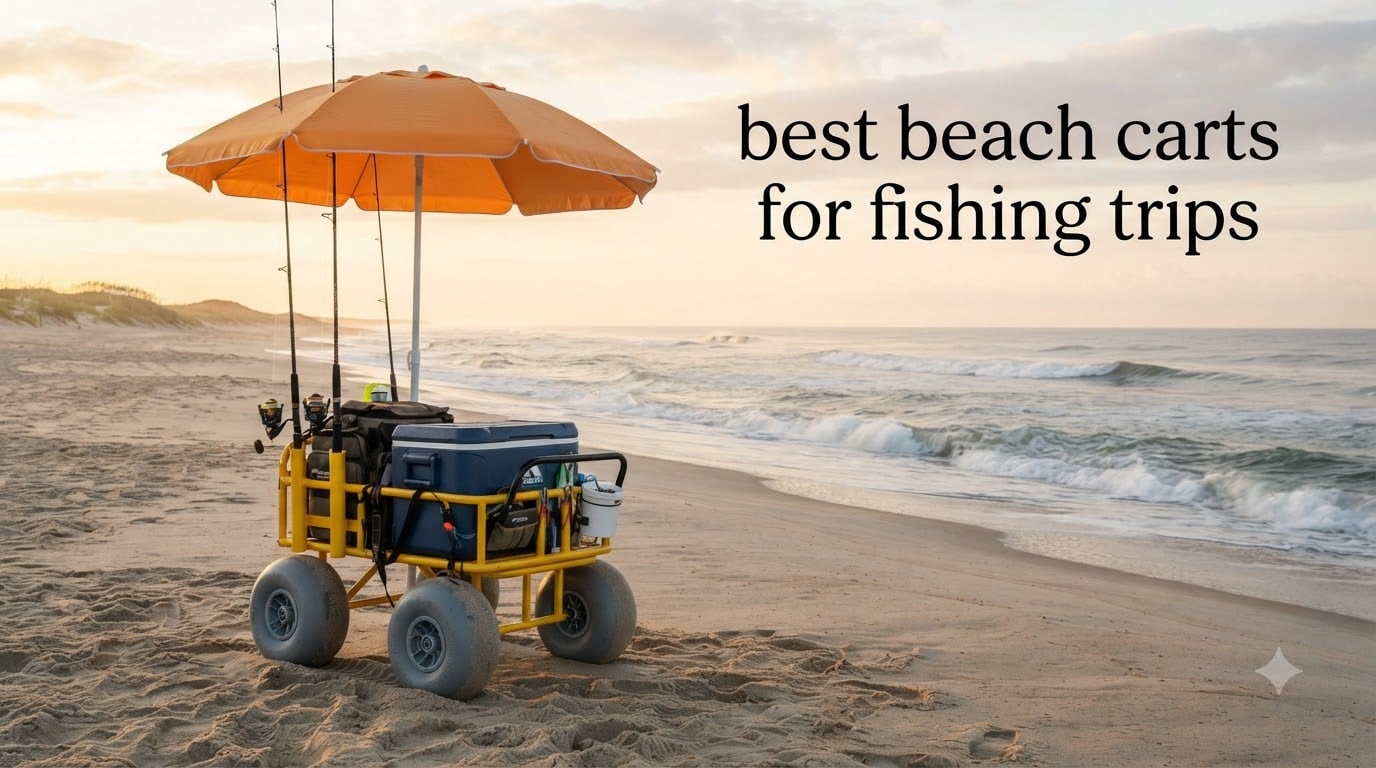 best beach carts for fishing trips