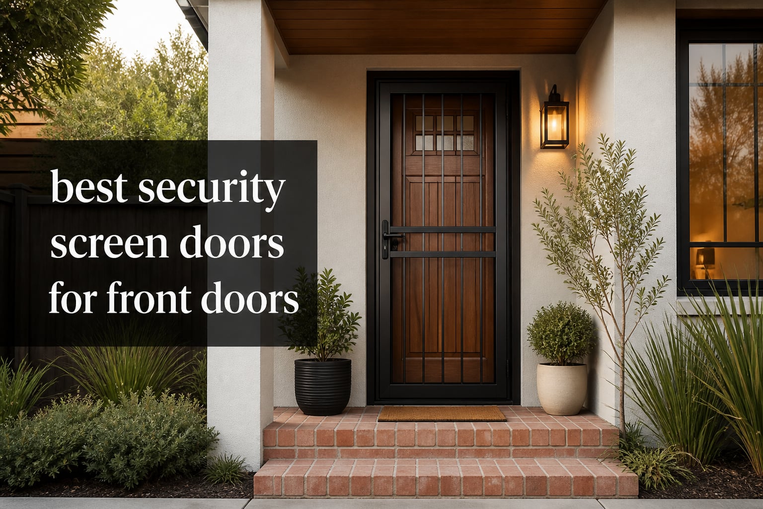 best security screen doors for front doors