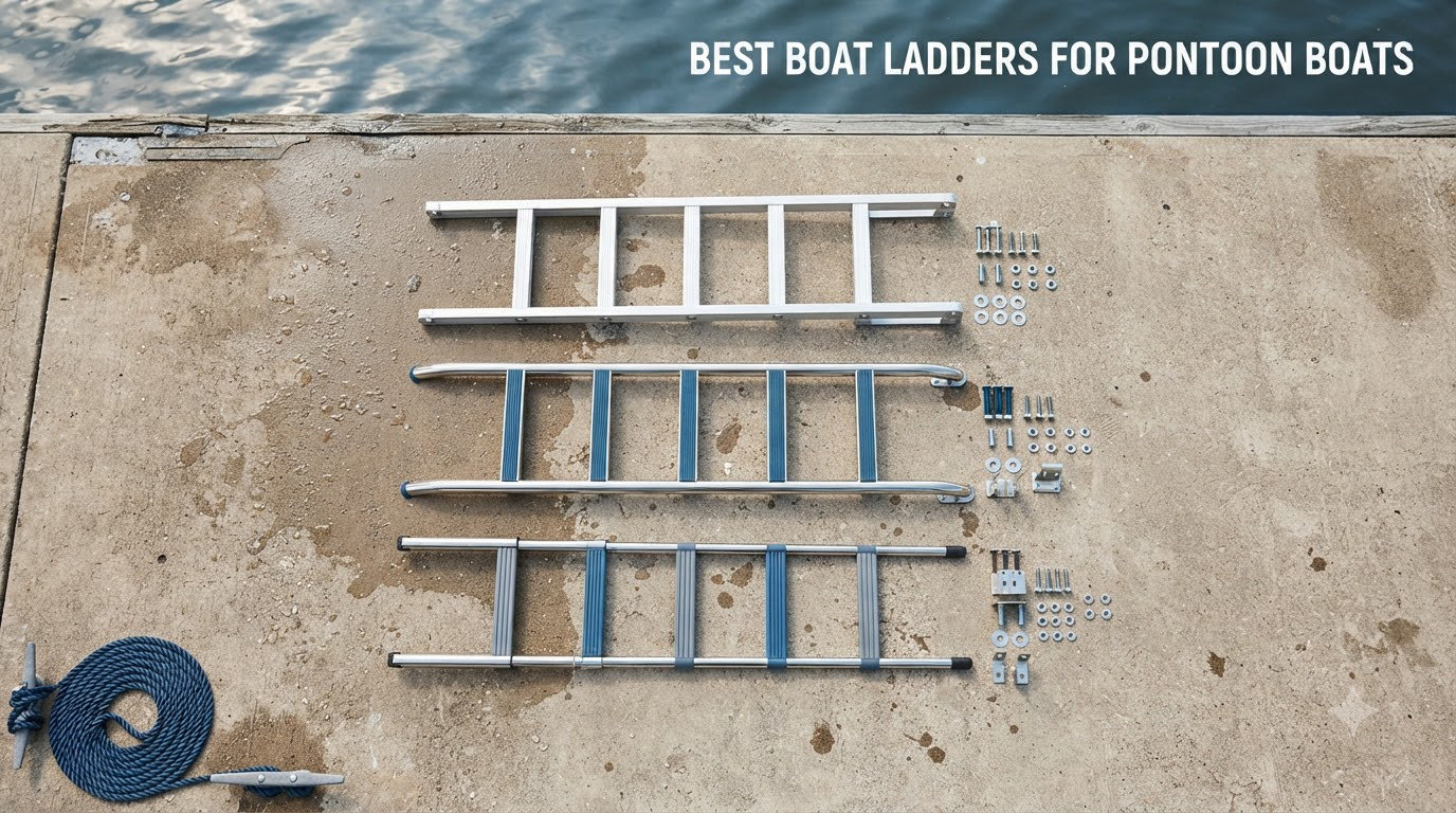 best boat ladders for pontoon boats
