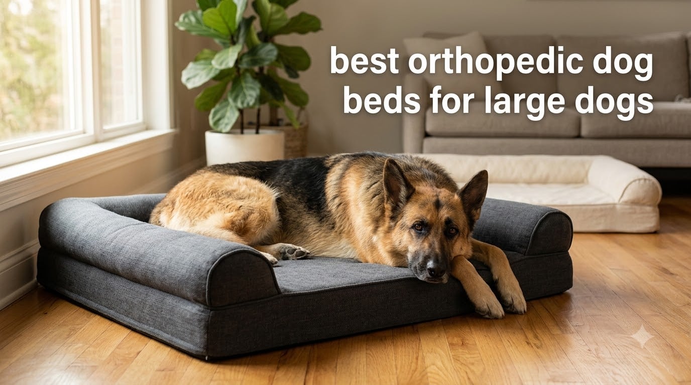 best orthopedic dog beds for large dogs