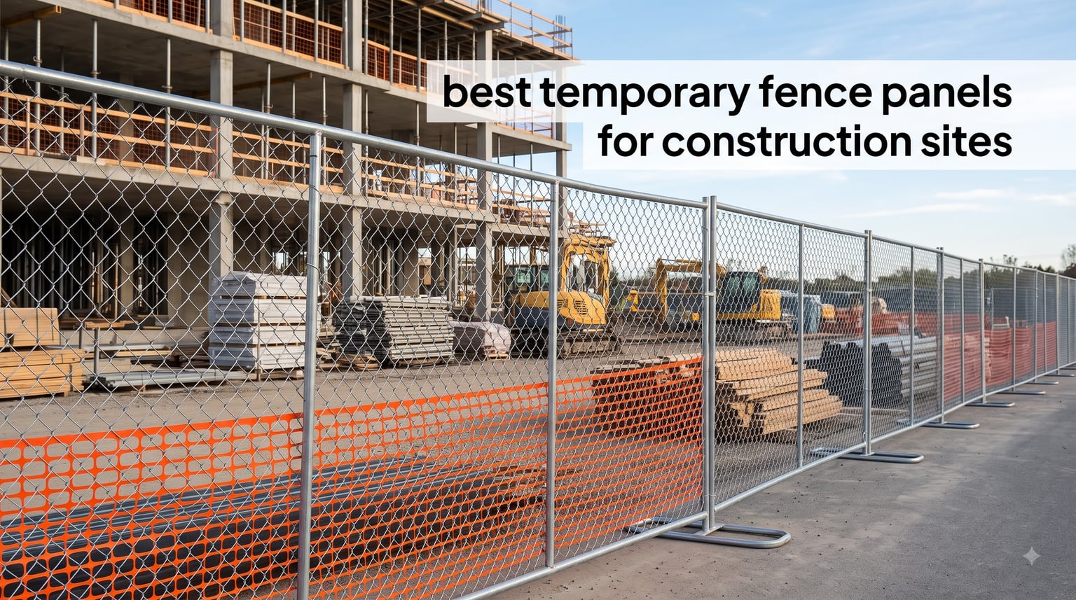 best temporary fence panels for construction sites