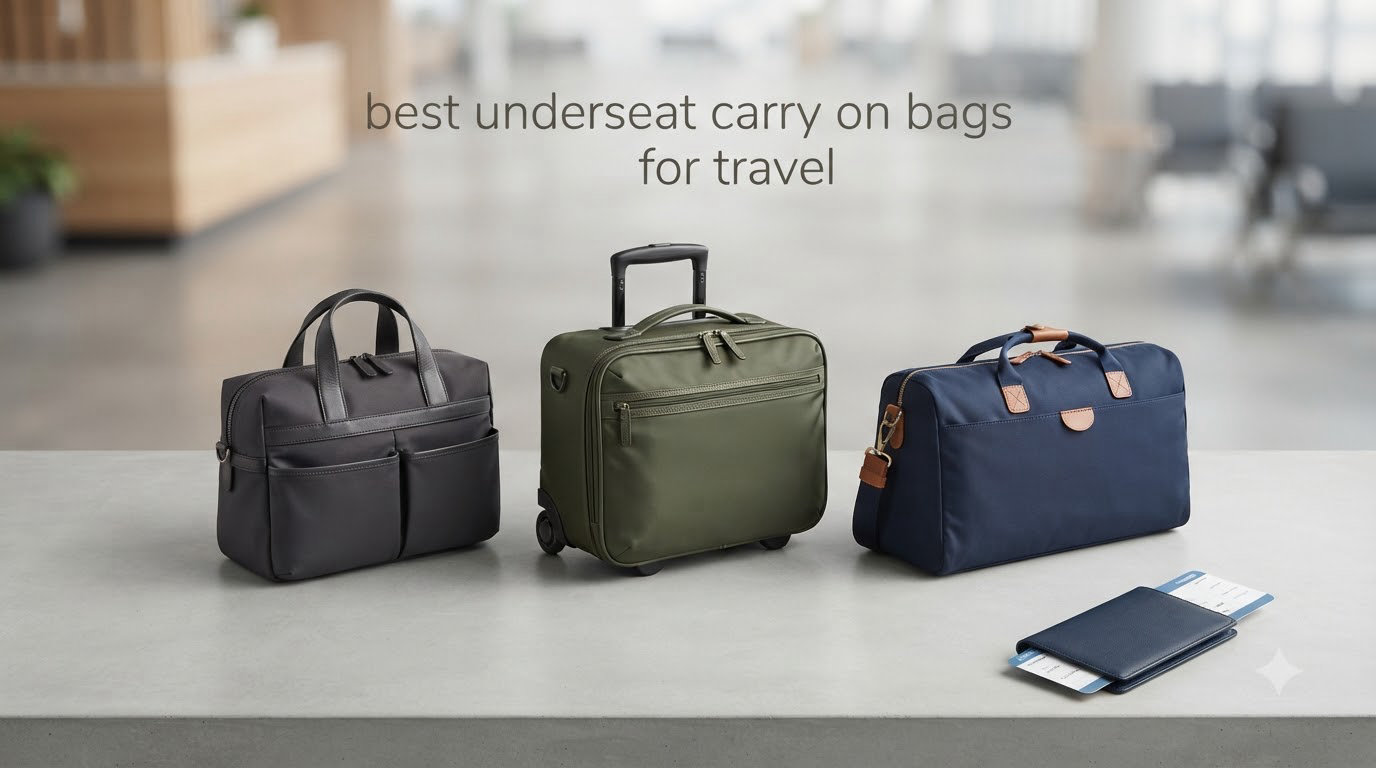 best underseat carry on bags for travel