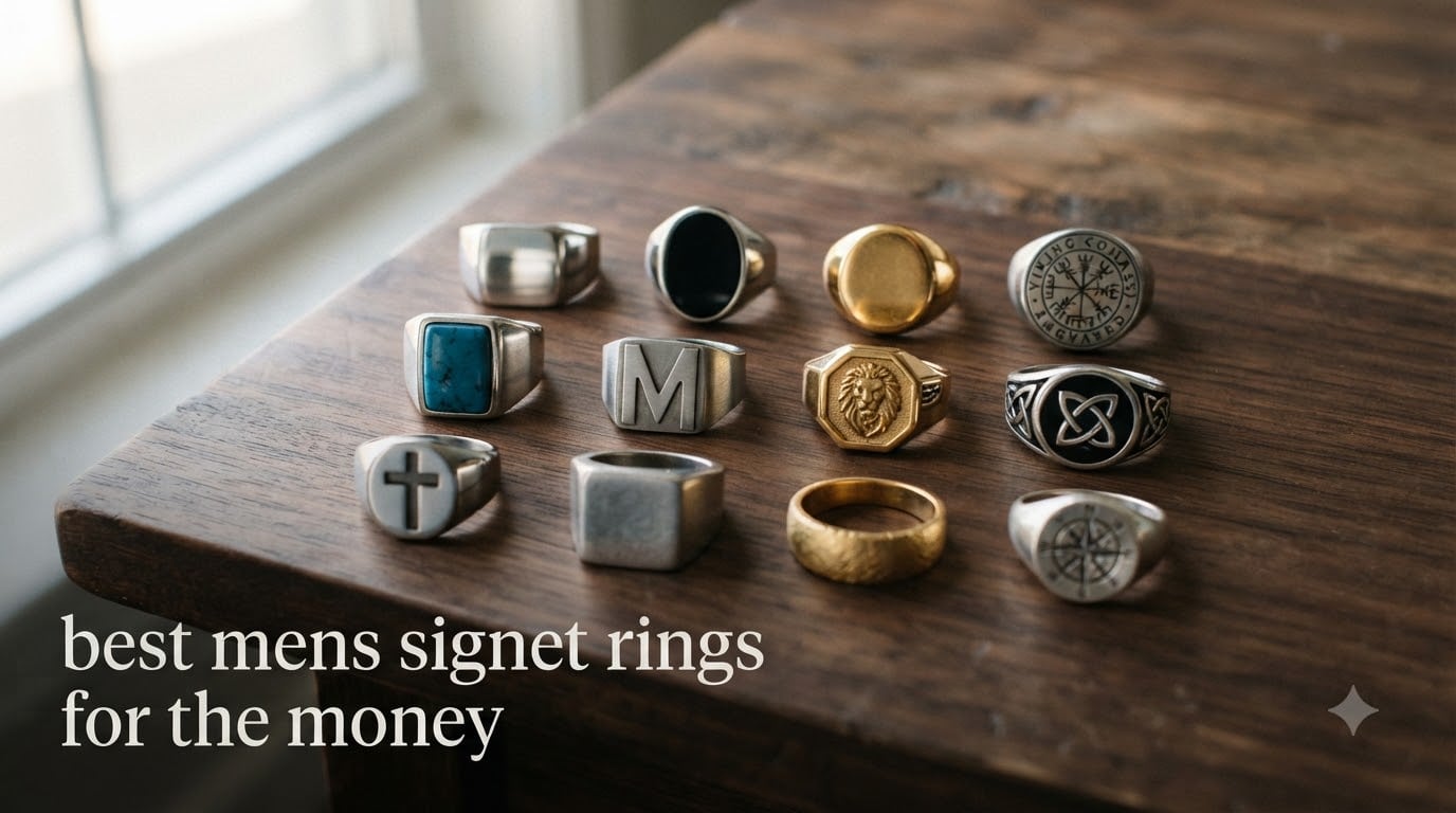 best mens signet rings for the money