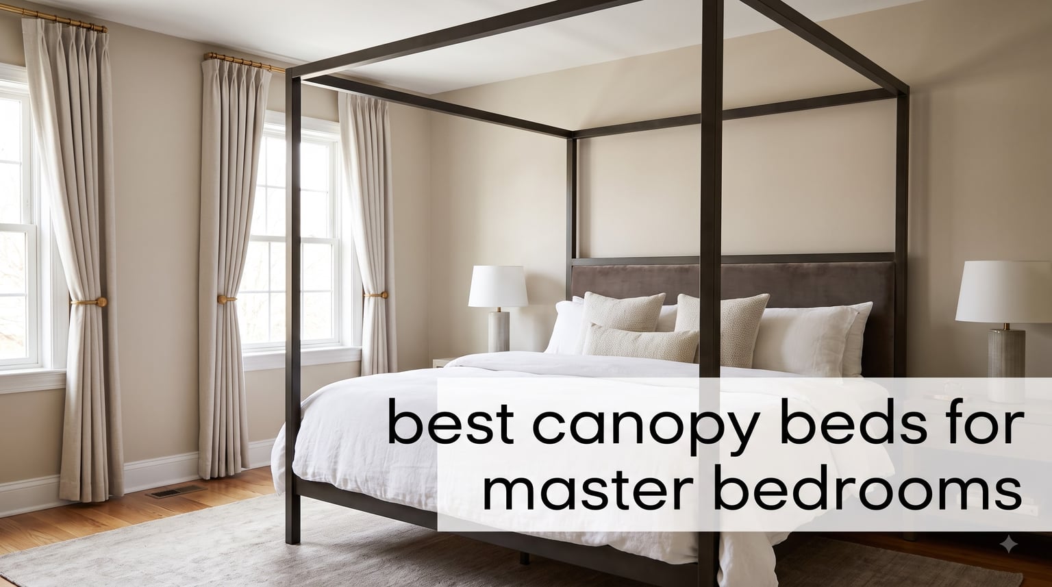 best canopy beds for master bedrooms