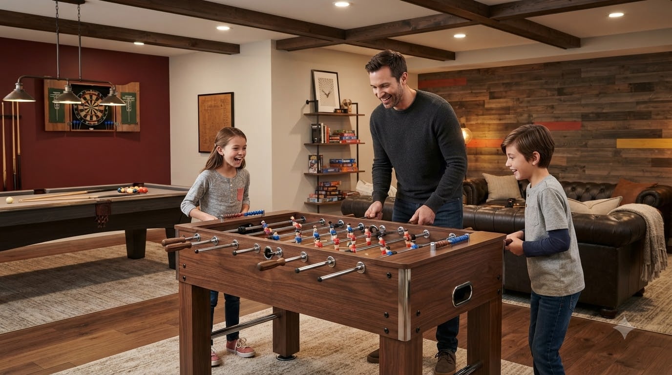 best foosball tables for family game rooms