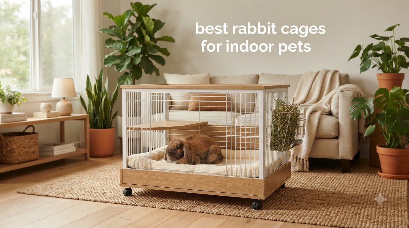 best rabbit cages for indoor pets