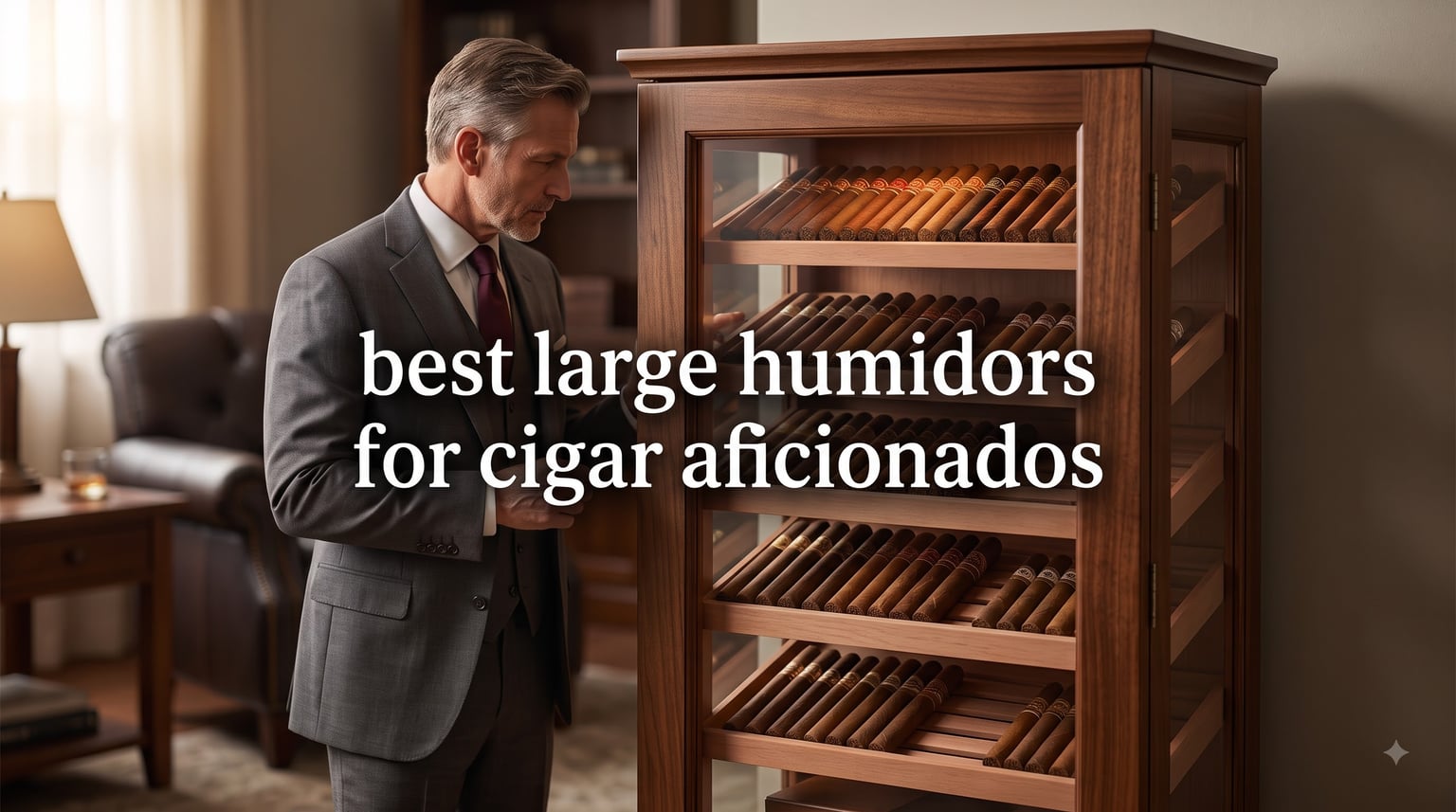 best large humidors for cigar aficionados