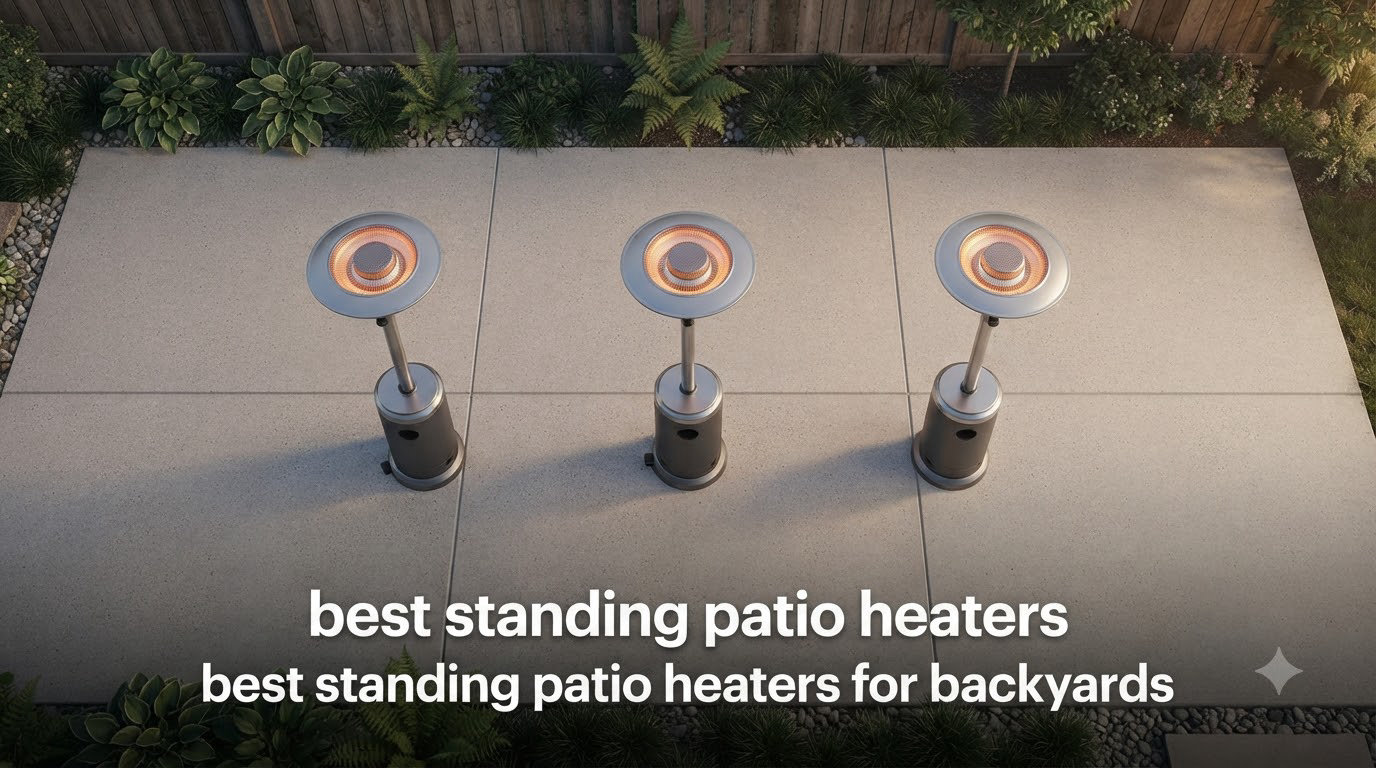 best standing patio heaters for backyards