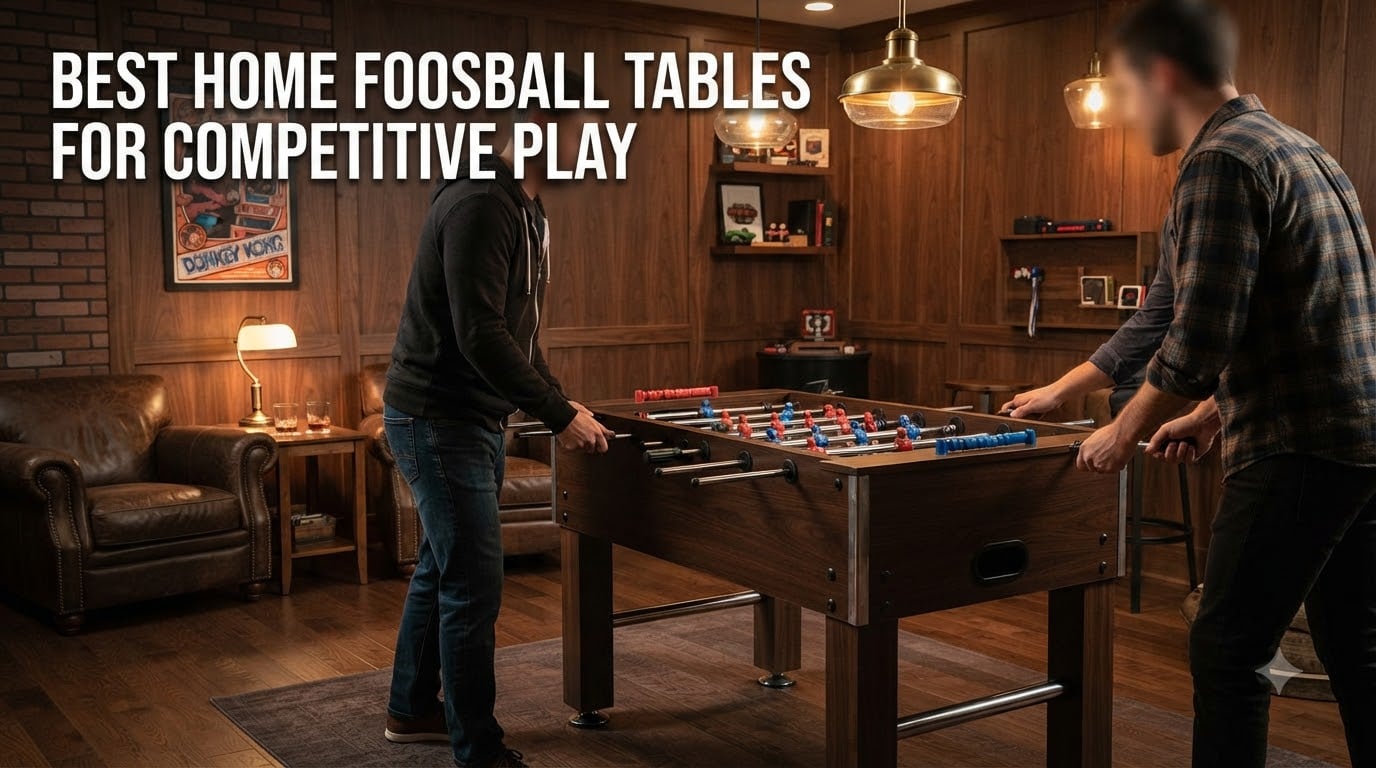 best home foosball tables for competitive play