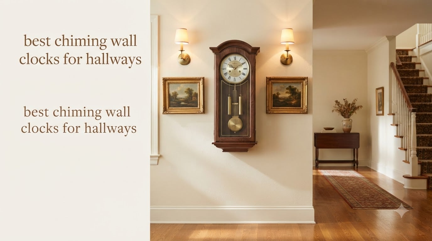 best chiming wall clocks for hallways