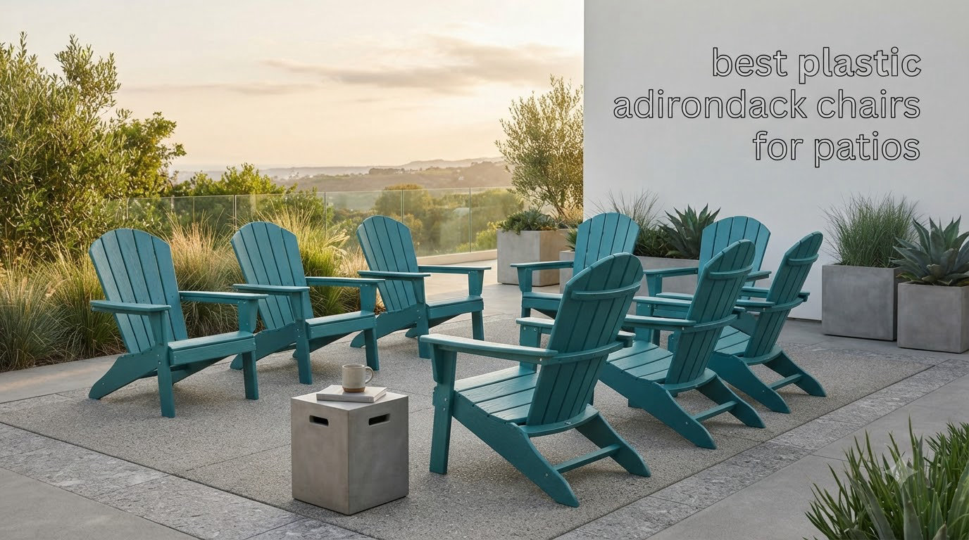 best plastic adirondack chairs for patios