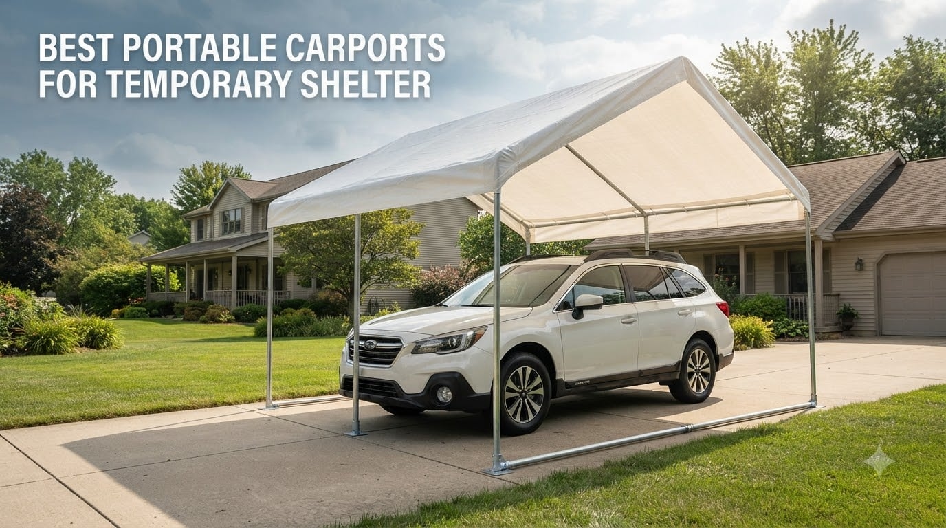 best portable carports for temporary shelter