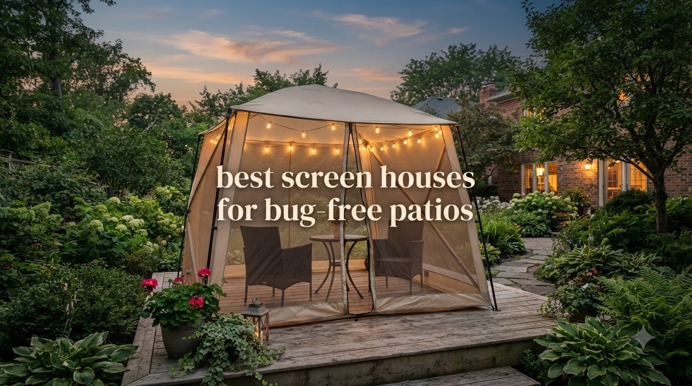 best screen houses for bug-free patios