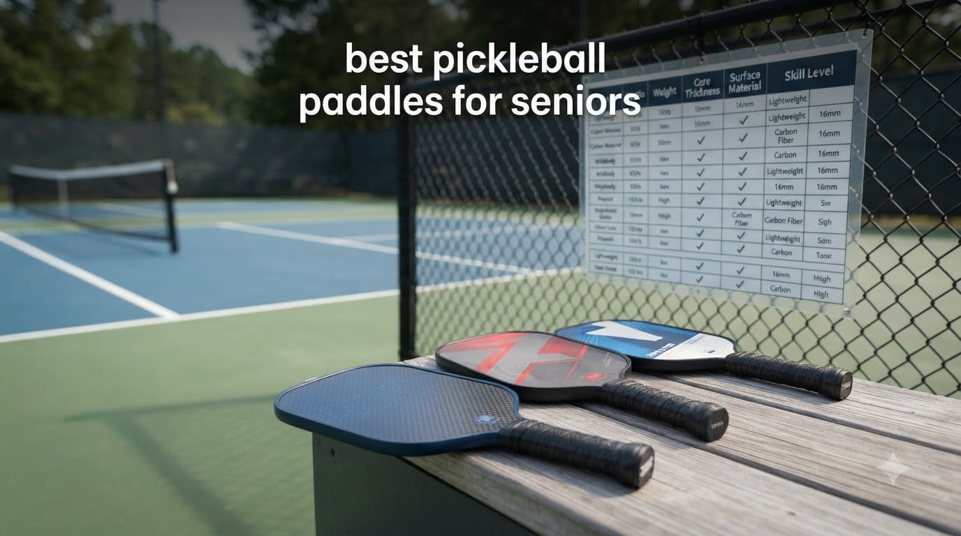 best pickleball paddles for seniors