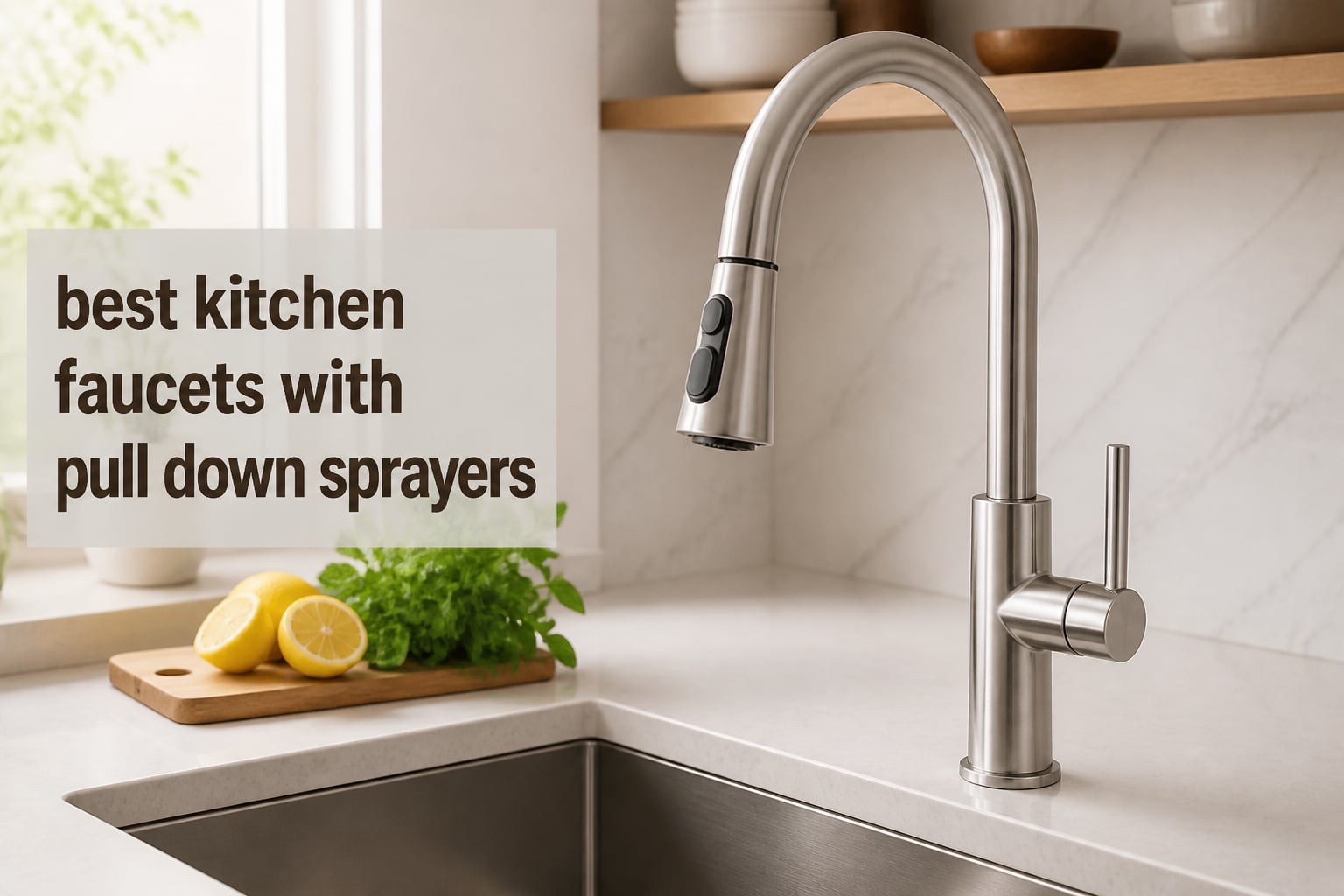 best kitchen faucets with pull down sprayers