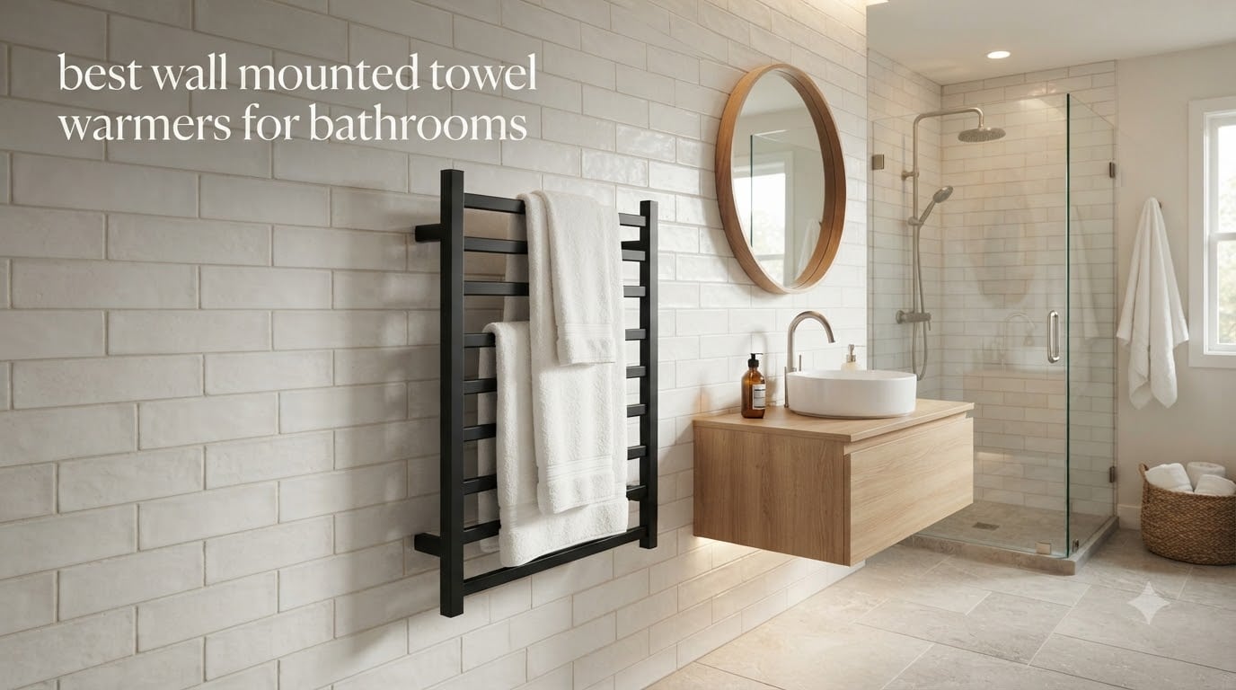 best wall mounted towel warmers for bathrooms