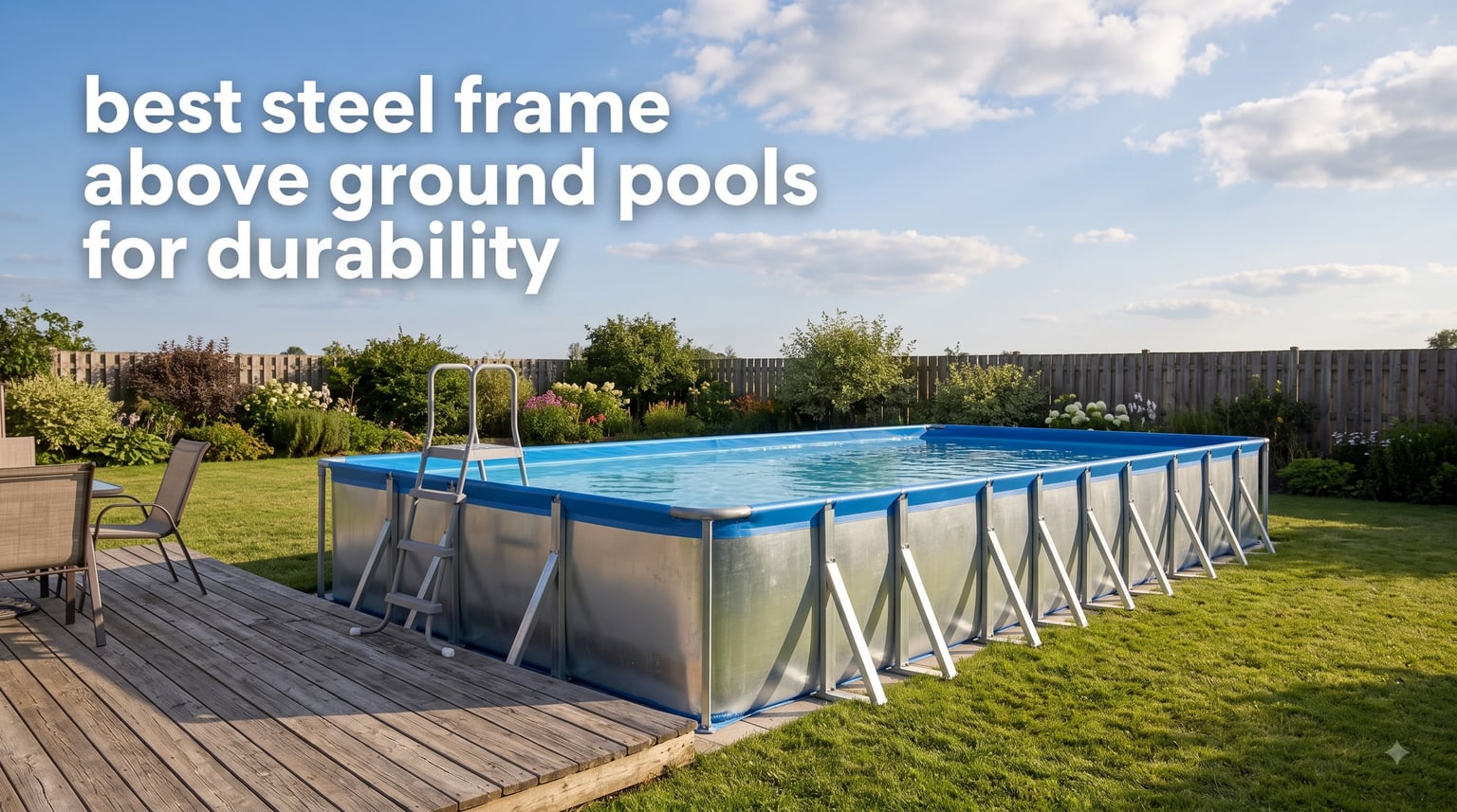 best steel frame above ground pools for durability