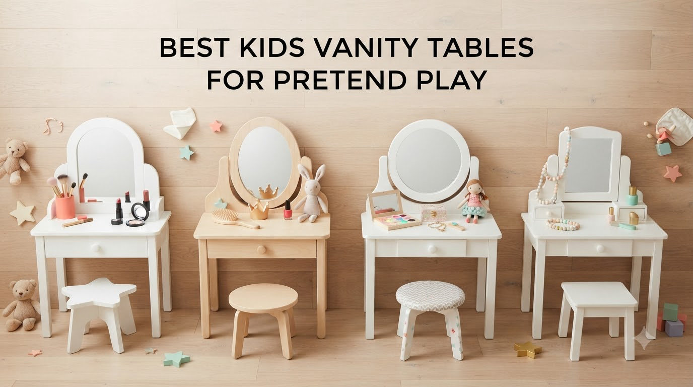 best kids vanity tables for pretend play