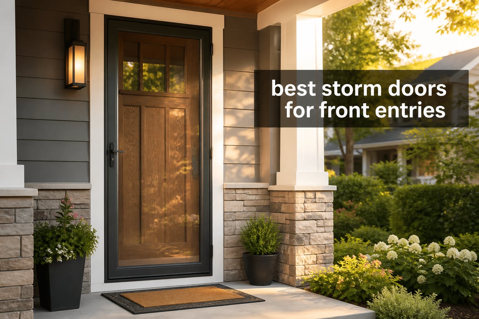 best storm doors for front entries