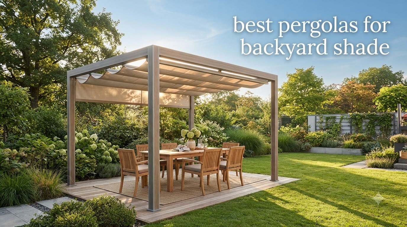 best pergolas for backyard shade