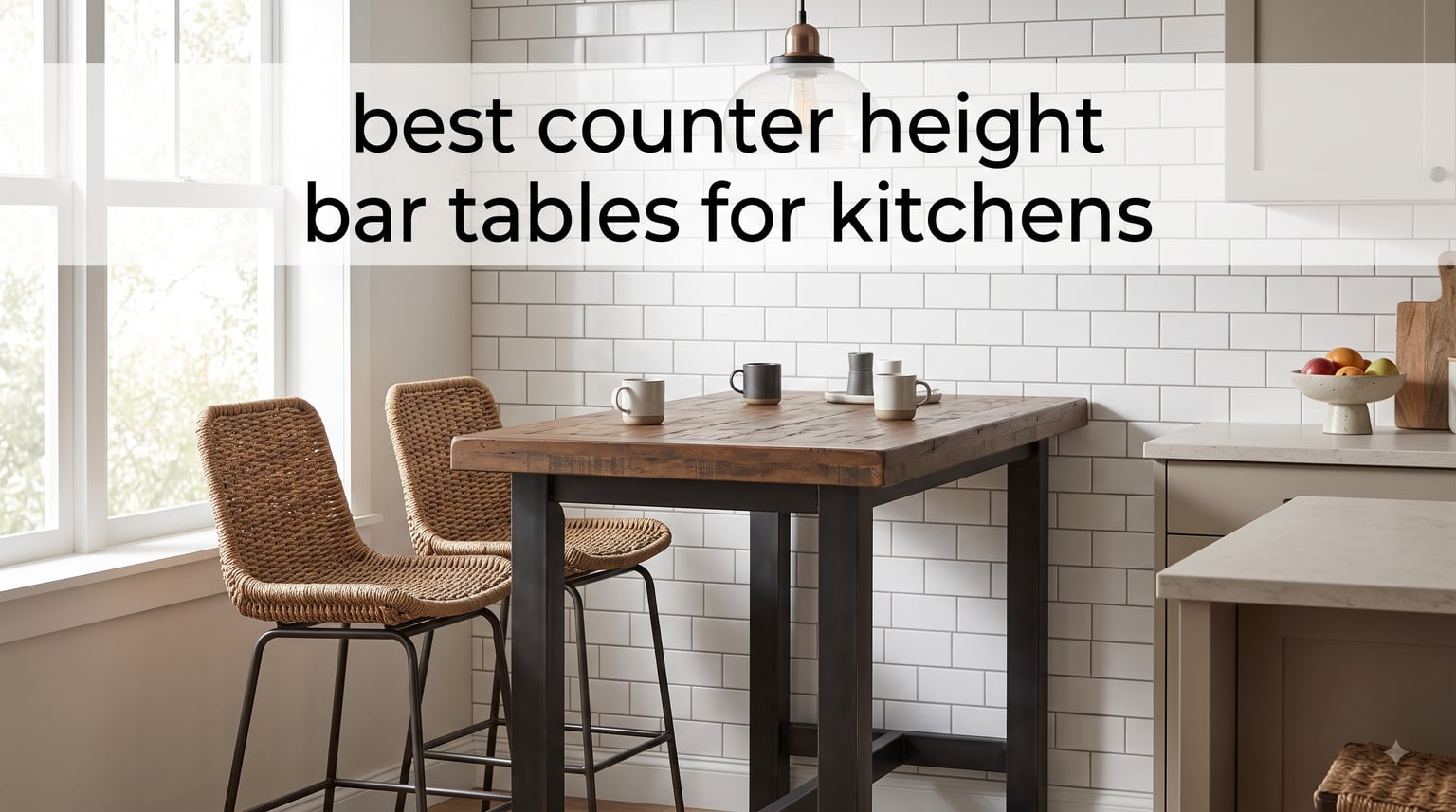 best counter height bar tables for kitchens