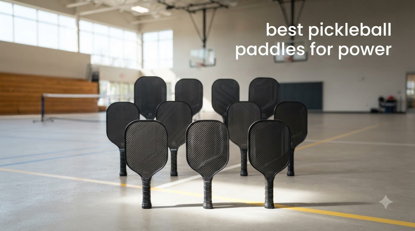 best pickleball paddles for power