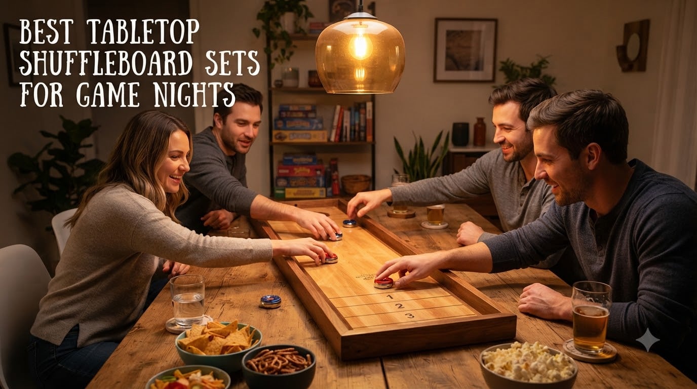 best tabletop shuffleboard sets for game nights
