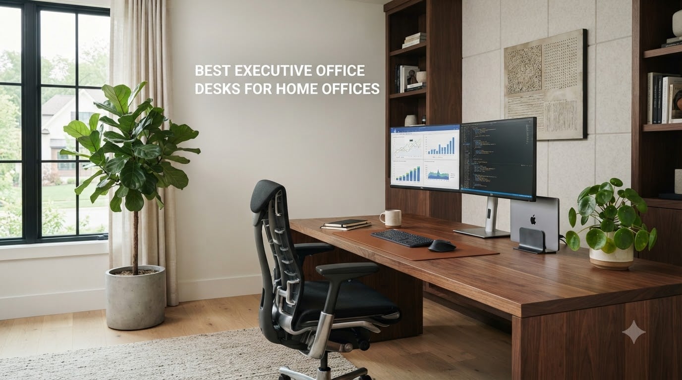 best executive office desks for home offices