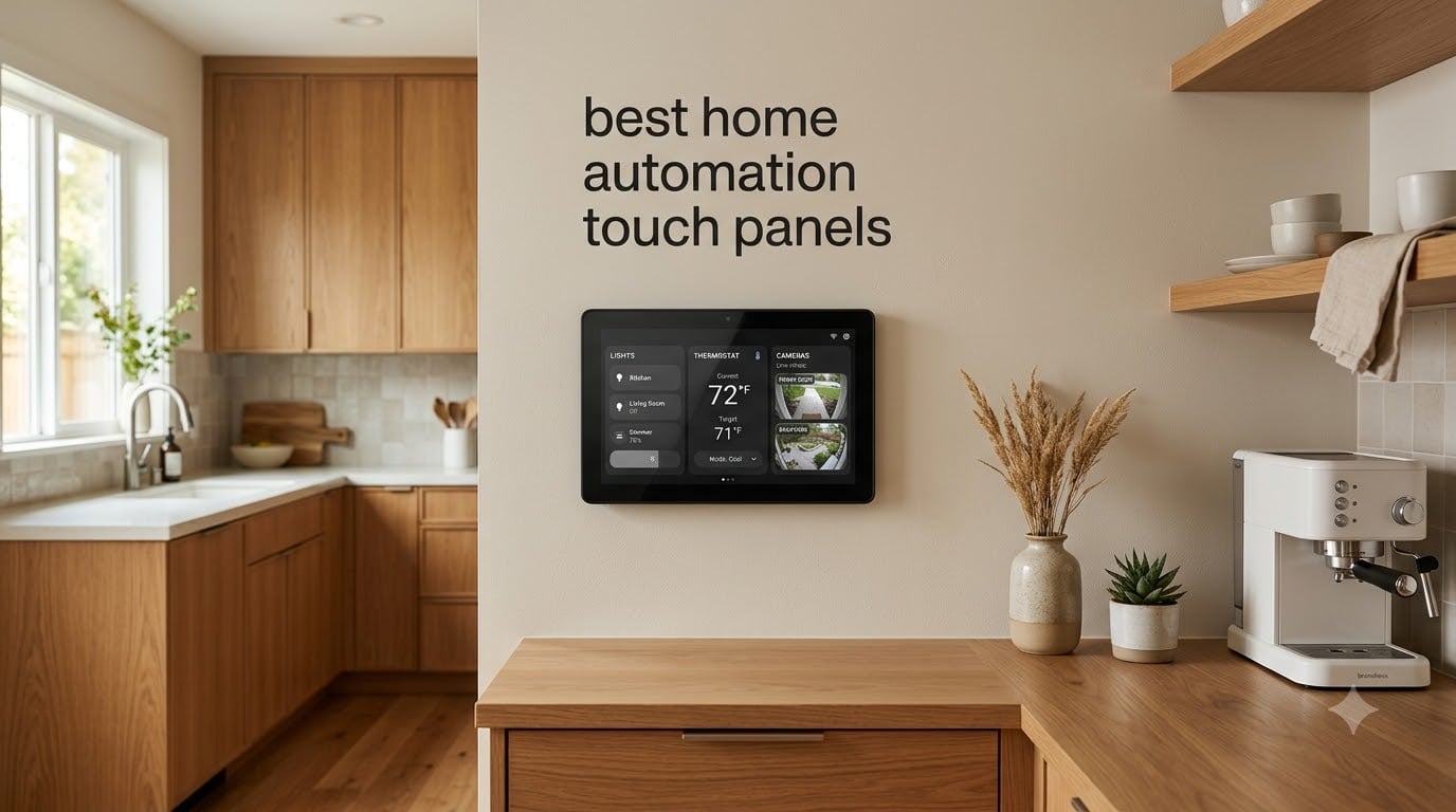 best home automation touch panels
