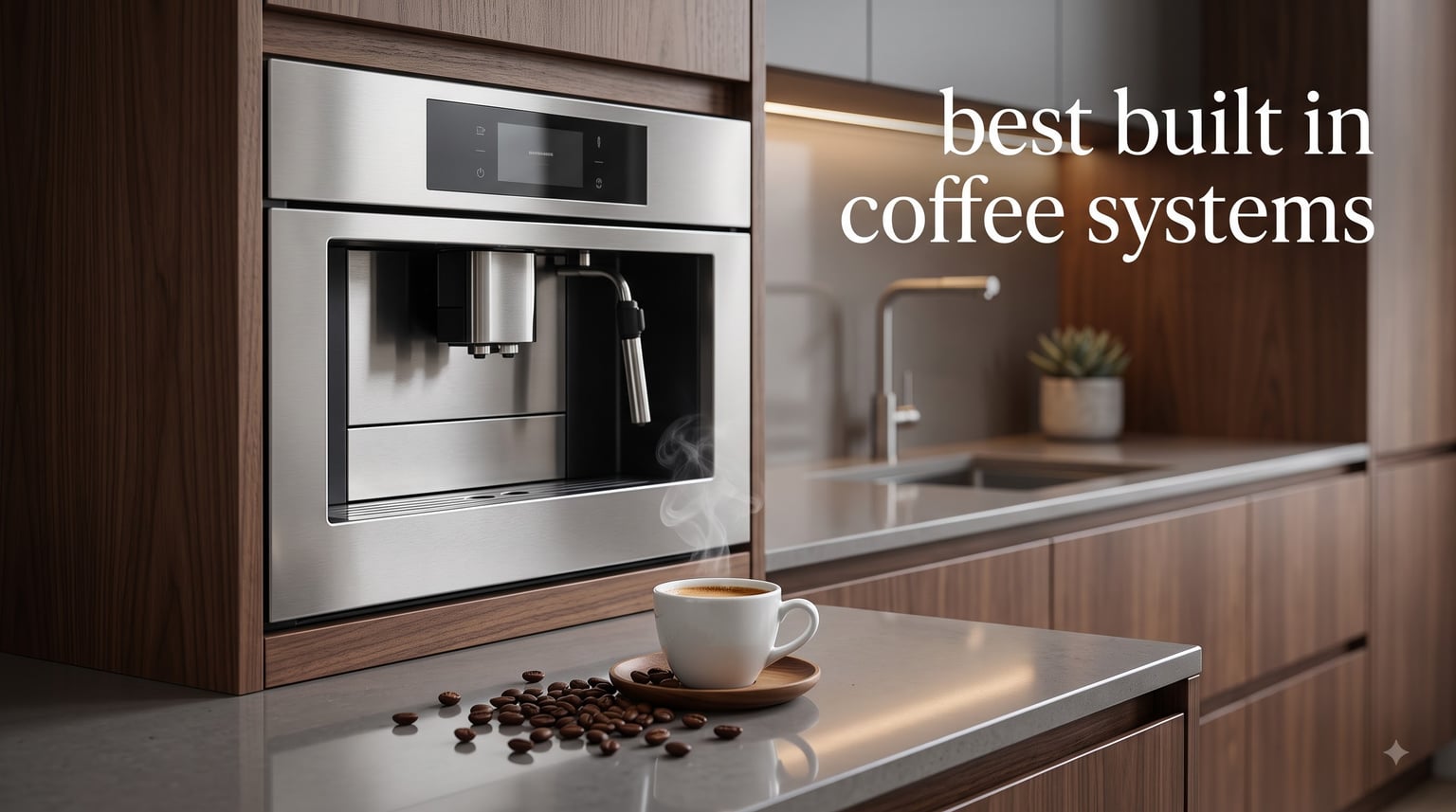 best built in coffee systems